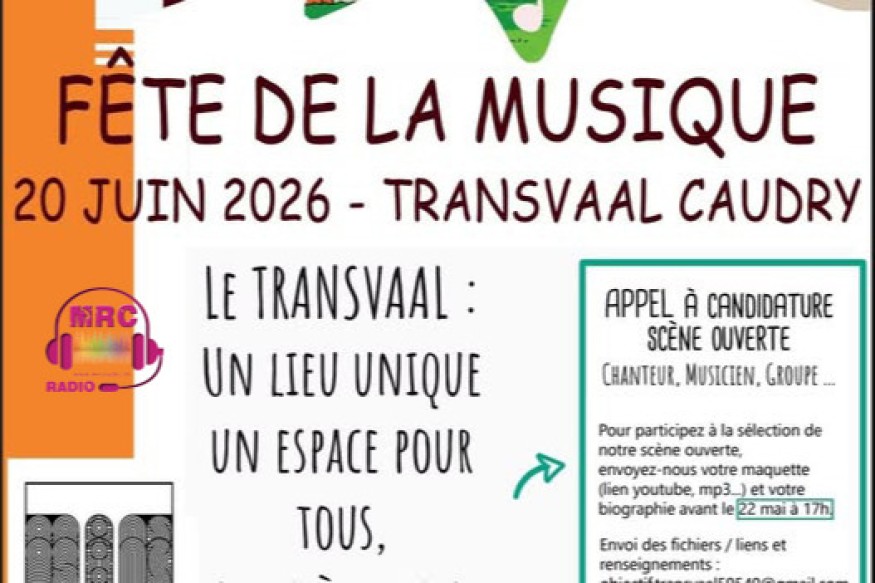 Caudry : Le Transvaal lance un appel aux talents pour la Fête de la Musique !