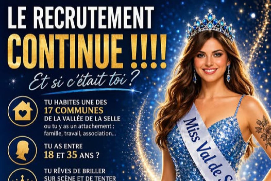 Vallée de la Selle : Le comité recherche sa toute première ambassadrice !