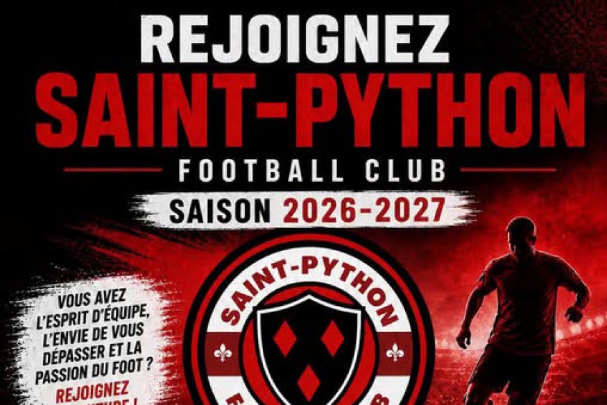 LE FC SAINT-PYTHON LANCE SA CAMPAGNE DE RECRUTEMENT : "DEVENEZ LES GUERRIERS DE LA SAISON 2026-2027"