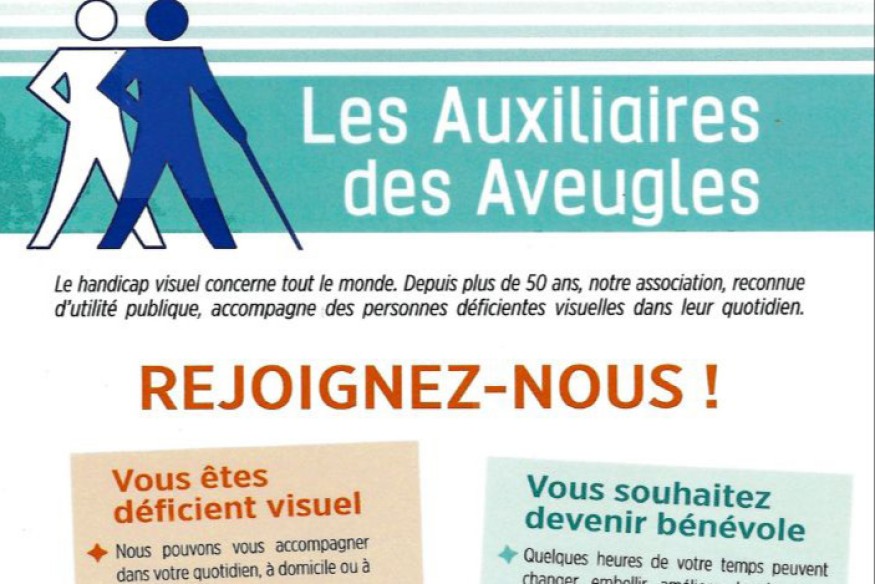 Solidarité : L’association « Les Auxiliaires des Aveugles » lance un appel aux bénévoles dans le Nord
