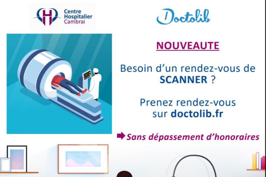 Santé : Le Centre Hospitalier de Cambrai simplifie la prise de rendez-vous pour les scanners