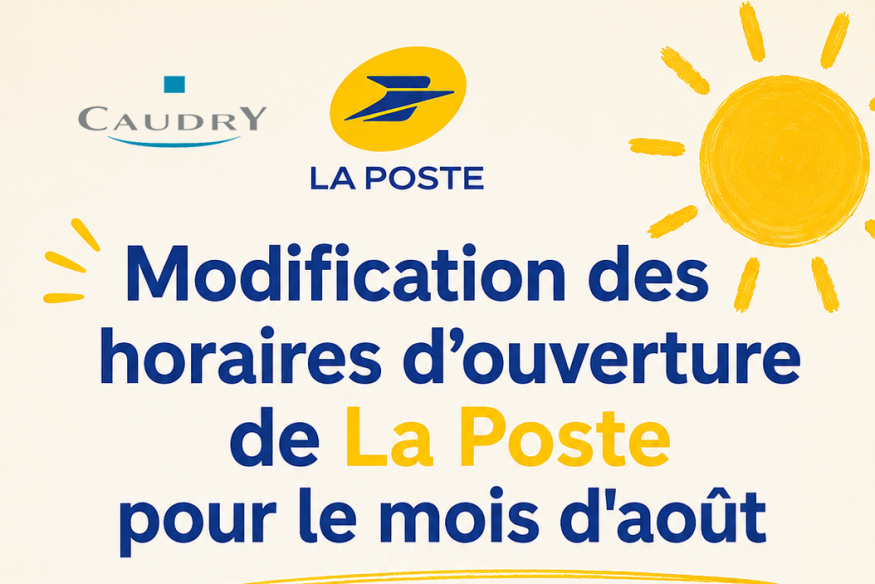 Caudry : Les horaires du bureau de La Poste adaptés pendant le mois d'août