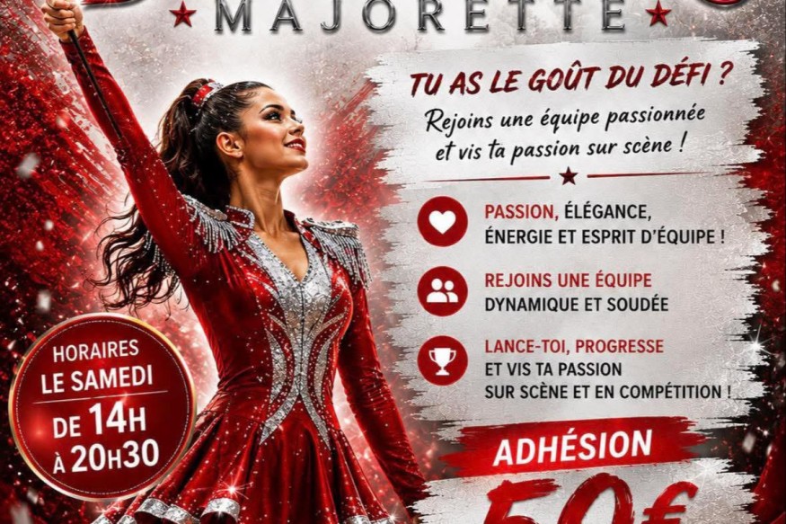 Les Diablesses de Caudry lancent leur campagne de recrutement : bien plus qu’un club de majorettes, une grande famille !