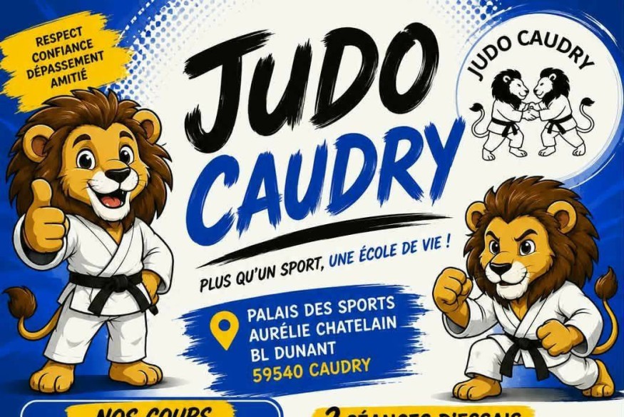 Judo Caudry lance sa nouvelle saison sportive et ouvre ses portes aux passionnés de tous âges