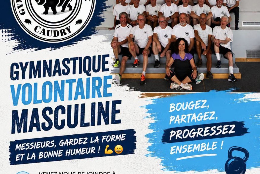 Caudry — Vie Associative et Sport : Gymnastique Volontaire Masculine : c’est la rentrée ! Sport, santé et bien-être pour tous les messieurs