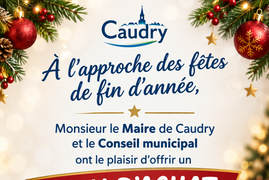 Fêtes de fin d'année : la municipalité de Caudry offre un bon d'achat de 40 € aux seniors